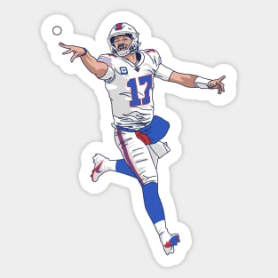 Josh Allen Celebrity Shot Sticker